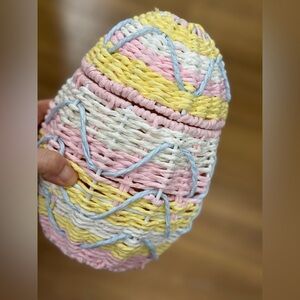 Colorful Woven egg Basket